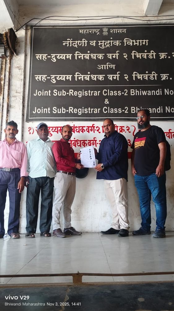 Customer registration with New Thane Developers